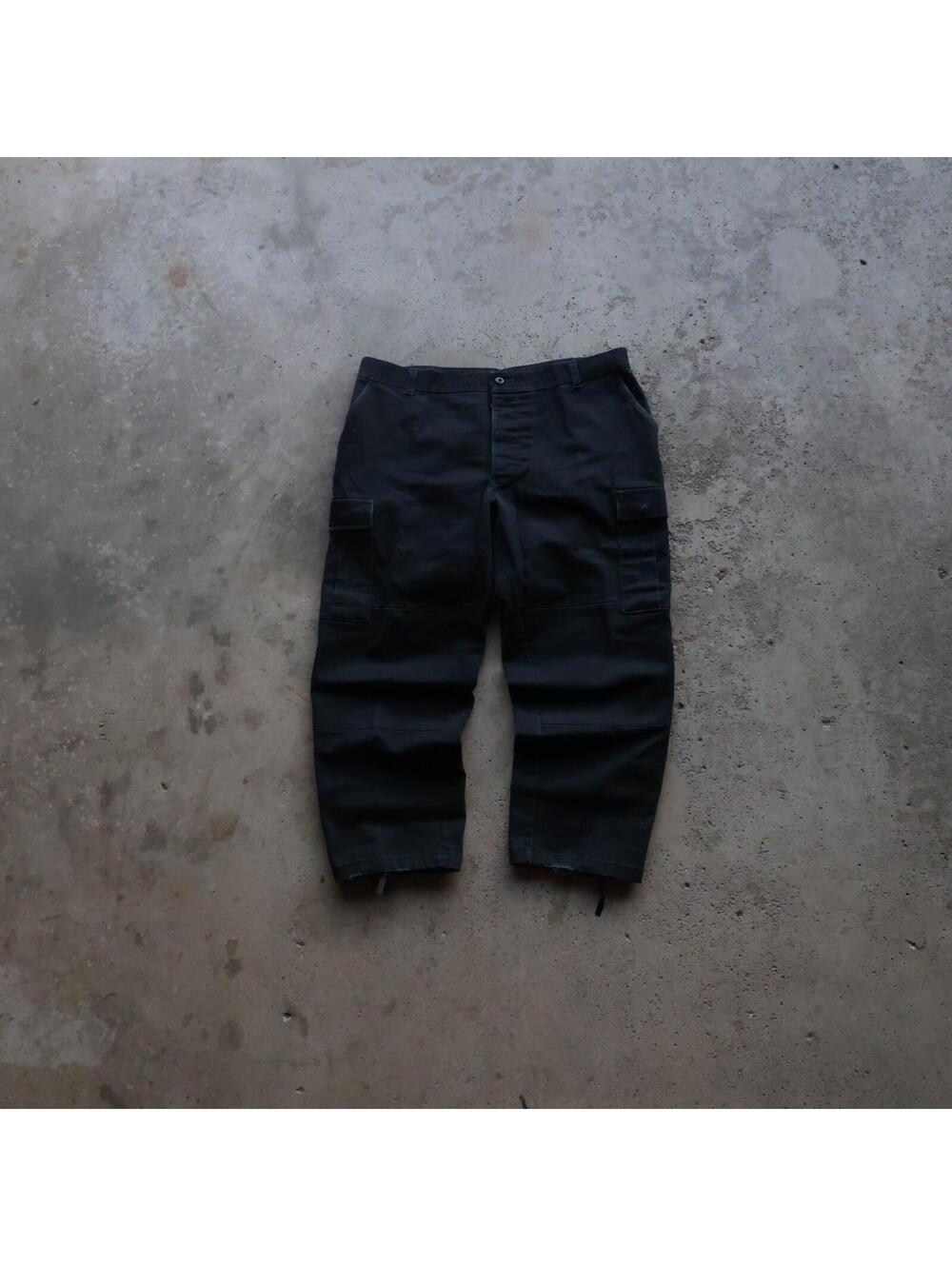 Vintage Rothco BDU Military Division Cargo Pants Mens XL Regular Black Made USA